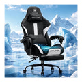 ergonomisch Gamingstuhl in Schwarz / Weiss fuer Buero und Arbeitszimmer