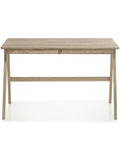 Massivholz Schreibtisch 120 cm in Asteiche fur Buro und Homeoffice