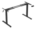 hoehenverstellbar Schreibtischaufsatz in Schwarz fuer Buero und Arbeitszimmer Variante 5