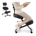 Kniestuhl mit hoehenverstellbar und ergonomisch in Schwarz