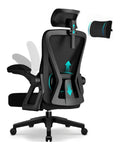 Buerostuhl kompakte Bauform in Schwarz mit ergonomisch