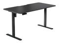Computertisch 140 x 70 cm in Schwarz mit hoehenverstellbar