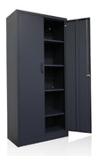Anthraziter Vertikaler Aktenschrank mit hoehenverstellbar fuer flexible Arbeitsbereiche