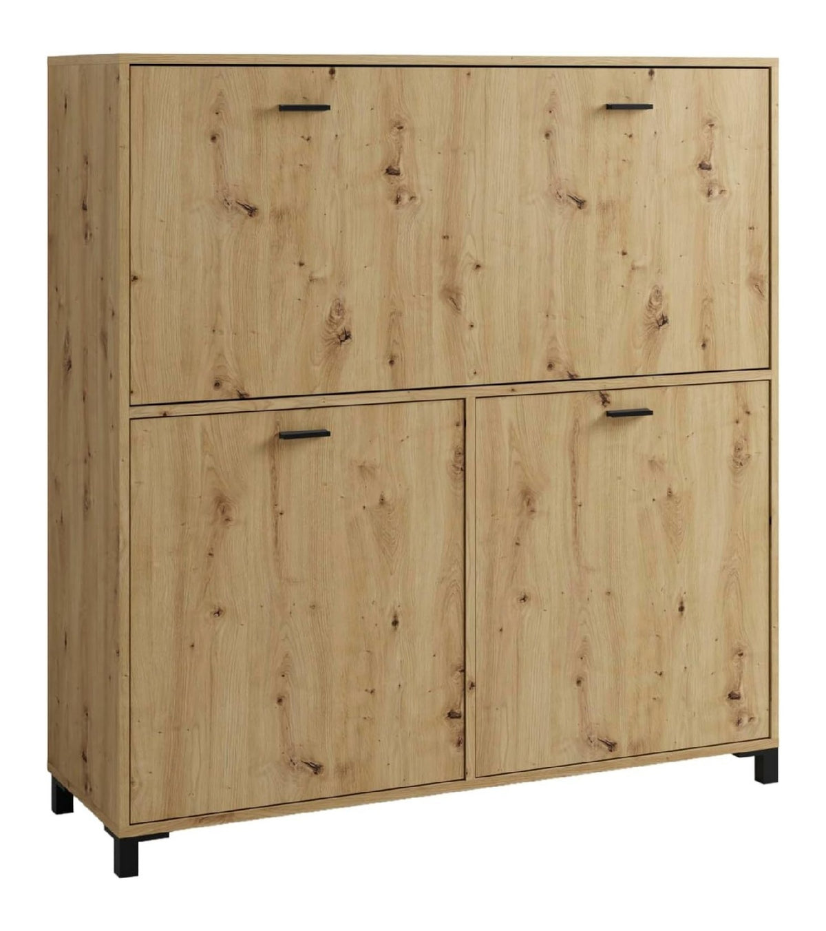 Artisan Eiche / Eicheer Sekretaer mit klappbar fuer flexible Arbeitsbereiche