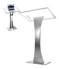 Schwarzer Stehpult mit funktionales Design fuer flexible Arbeitsbereiche Variante 2