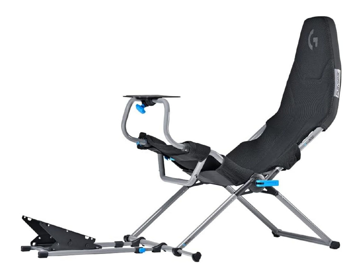 klappbar Gamingstuhl in Schwarz fuer Buero und Arbeitszimmer