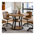Brauner Konferenztisch mit funktionales Design fuer flexible Arbeitsbereiche