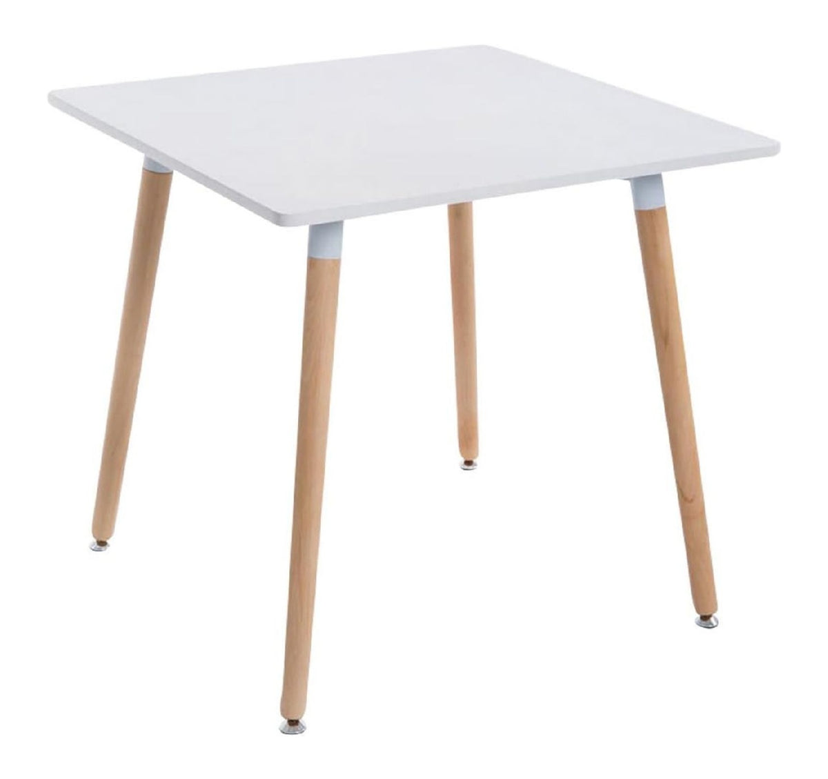Tisch und Stuhl Set fuer den Arbeitsplatz, funktionales Design, Farbe Weiss / Natur