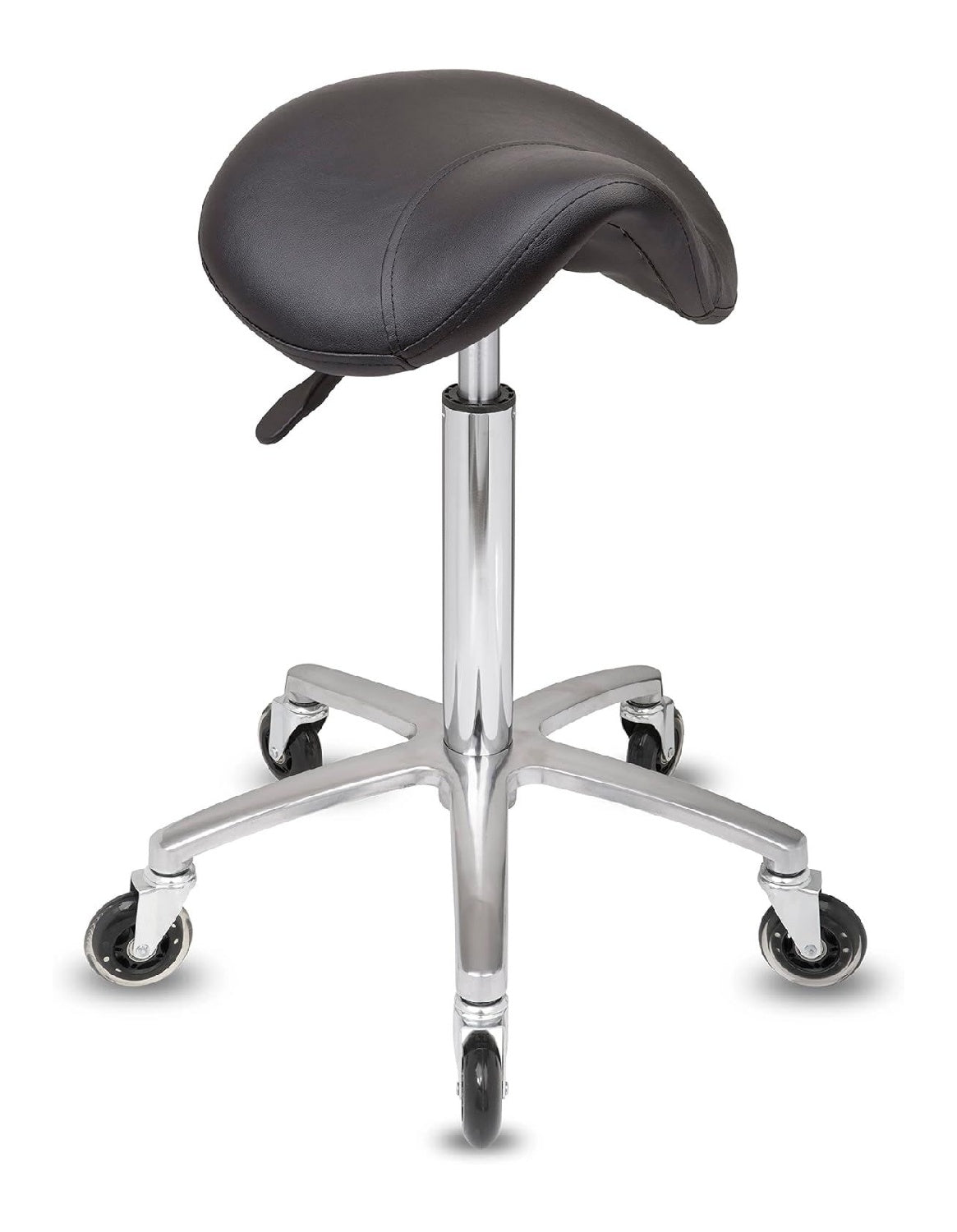 Buerohocker fuer den Arbeitsplatz, hoehenverstellbar, Farbe Schwarz Variante 2