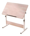 Brauner Zeichentisch mit hoehenverstellbar fuer flexible Arbeitsbereiche