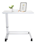 hoehenverstellbar Arbeitstisch in Weiss fuer Buero und Arbeitszimmer Variante 2