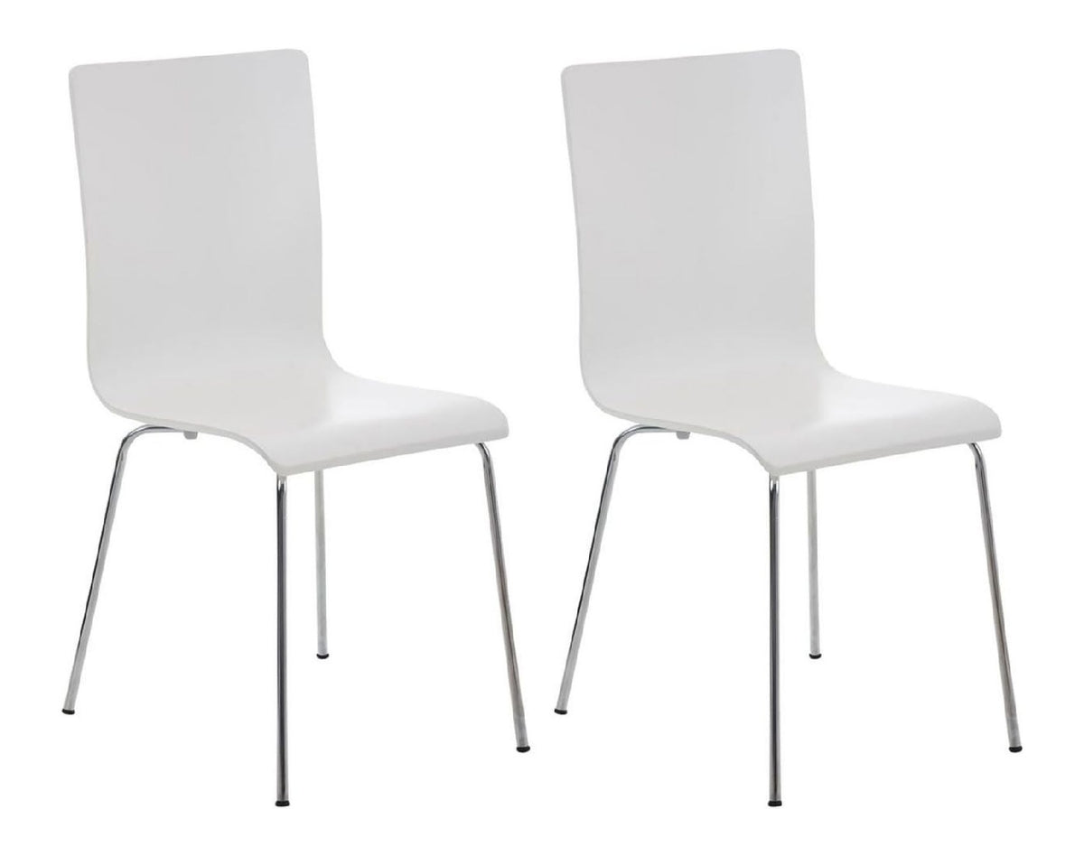ergonomisch Besucherstuhl in Schwarz / Weiss fuer Buero und Arbeitszimmer