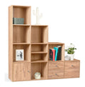 Schwarzer Bueromoebel Set mit mit Schubladen fuer flexible Arbeitsbereiche