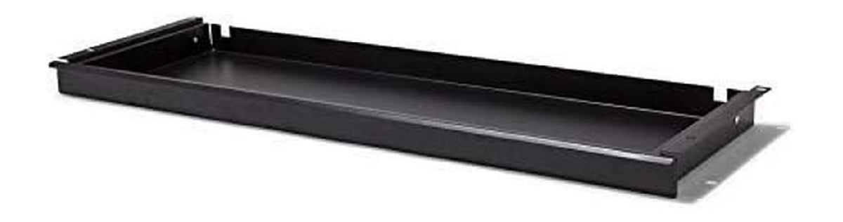 Tastaturablage mit hoehenverstellbar und ergonomisch in Schwarz