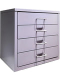Kompakter Aktenschrank mit vier Schubladen fur Buro Arbeitszimmer Wohnzimmer oder Schlafzimmer 35 x 26 x 35 cm