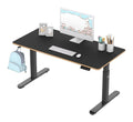 hoehenverstellbar Computertisch in Schwarz fuer Buero und Arbeitszimmer