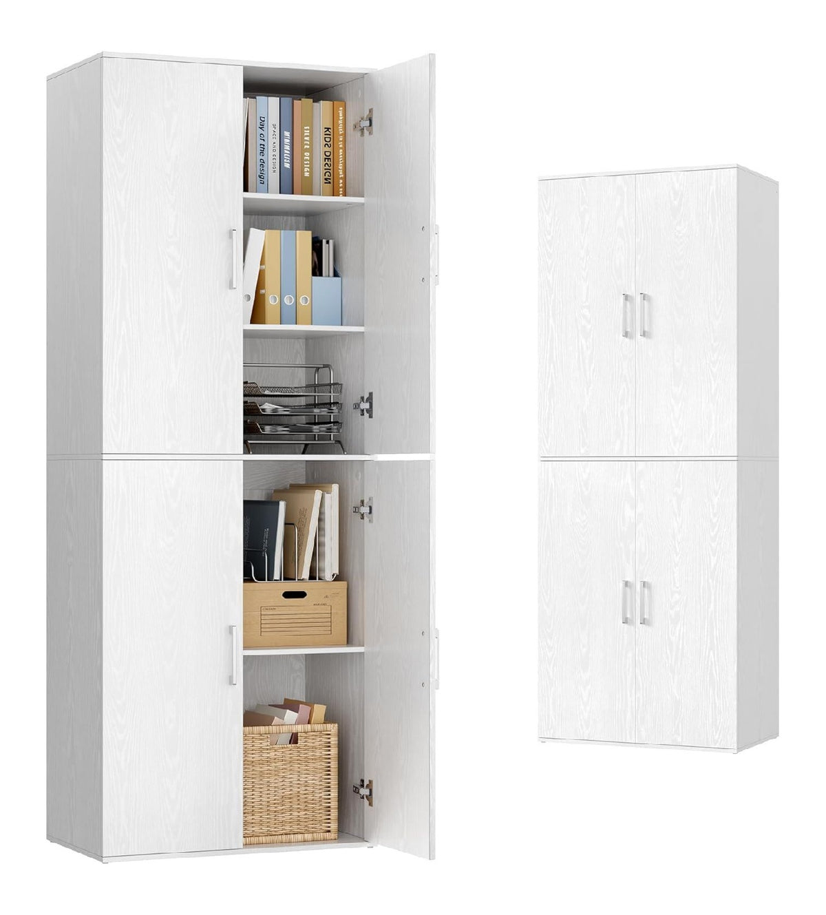 stapelbar Aktenschrank in Schwarz fuer Buero und Arbeitszimmer
