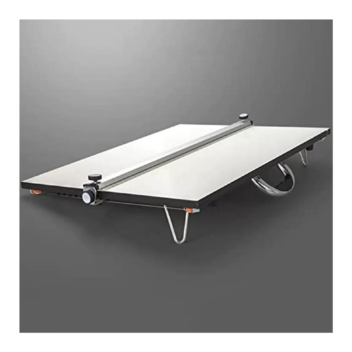 Zeichentisch kompakte Bauform in Weiss / Natur mit ergonomisch