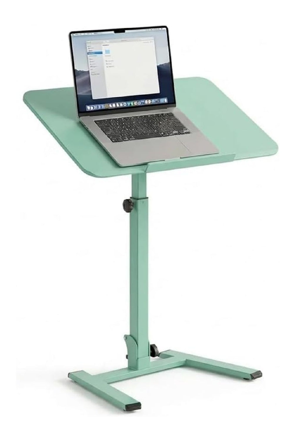 Computertisch mit hoehenverstellbar und ergonomisch in Gruen
