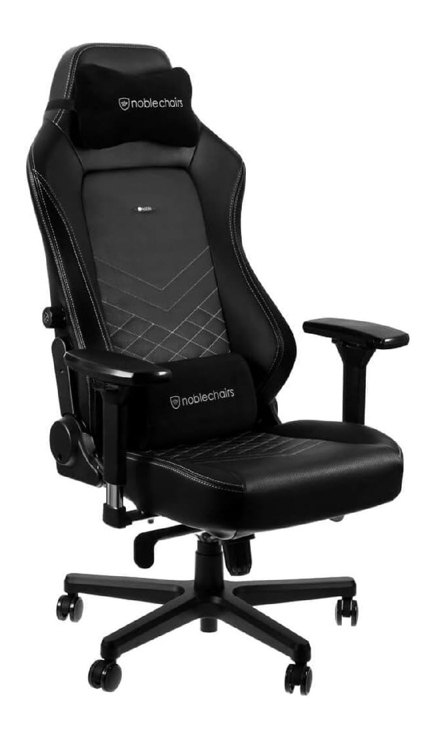 Gamingstuhl fuer den Arbeitsplatz, ergonomisch, Farbe Schwarz / Weiss