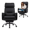 Buerostuhl mit hoehenverstellbar und ergonomisch in Schwarz Variante 3