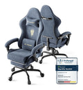 Gamingstuhl in Grau mit hoehenverstellbar Variante 2