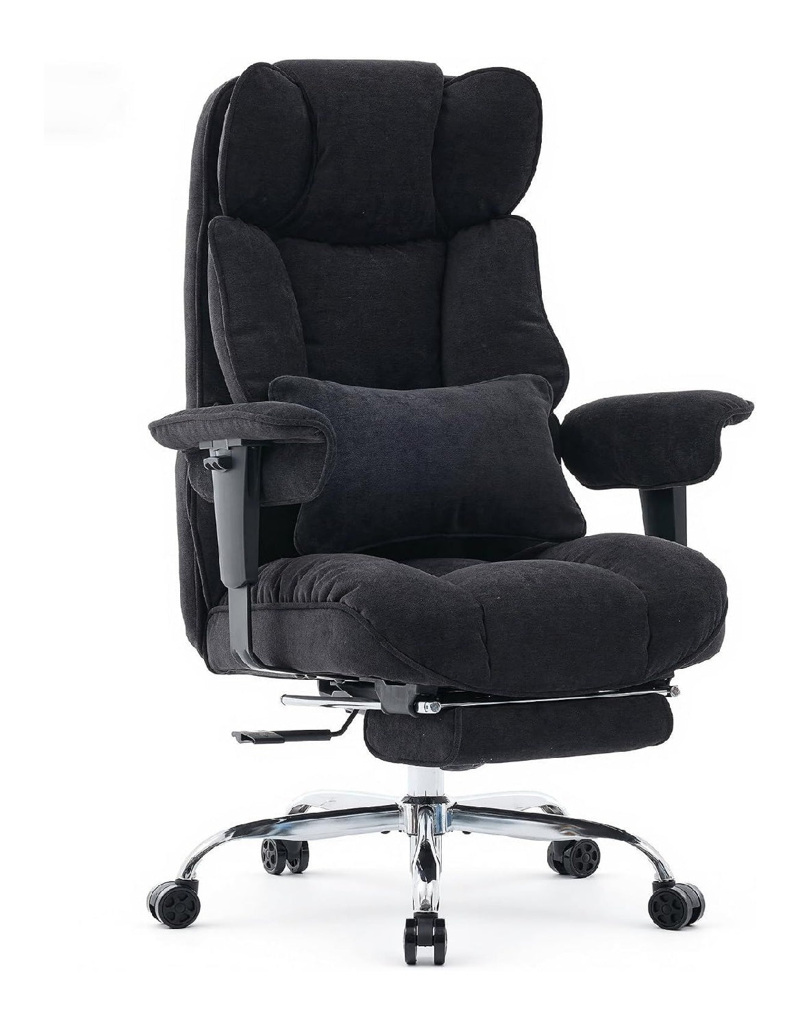 hoehenverstellbar Buerostuhl in Schwarz fuer Buero und Arbeitszimmer Variante 2