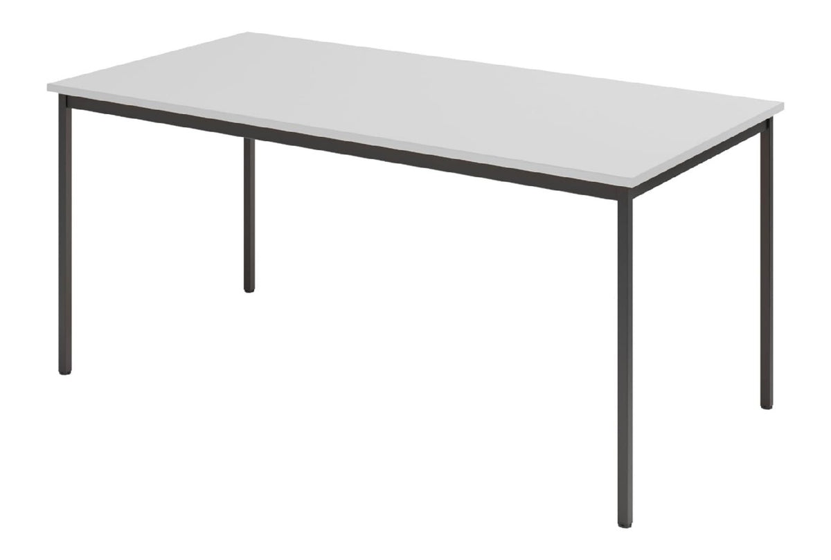 Konferenztisch fuer den Arbeitsplatz, ergonomisch, Farbe Schwarz / Grau